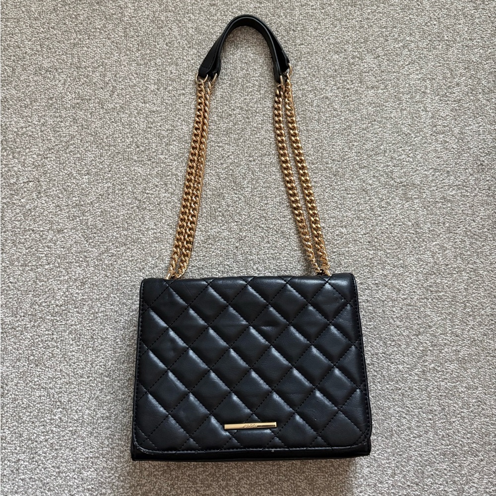 Aldo Bladk Leather Purse